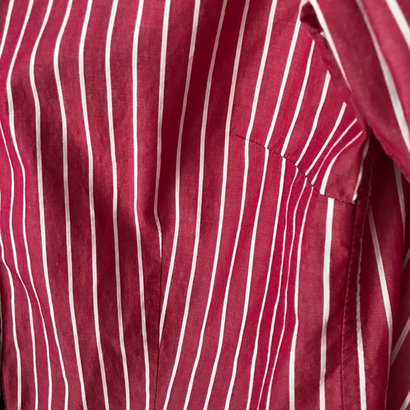 Old Navy Red and White stripe shirt - Picture 6 of 8